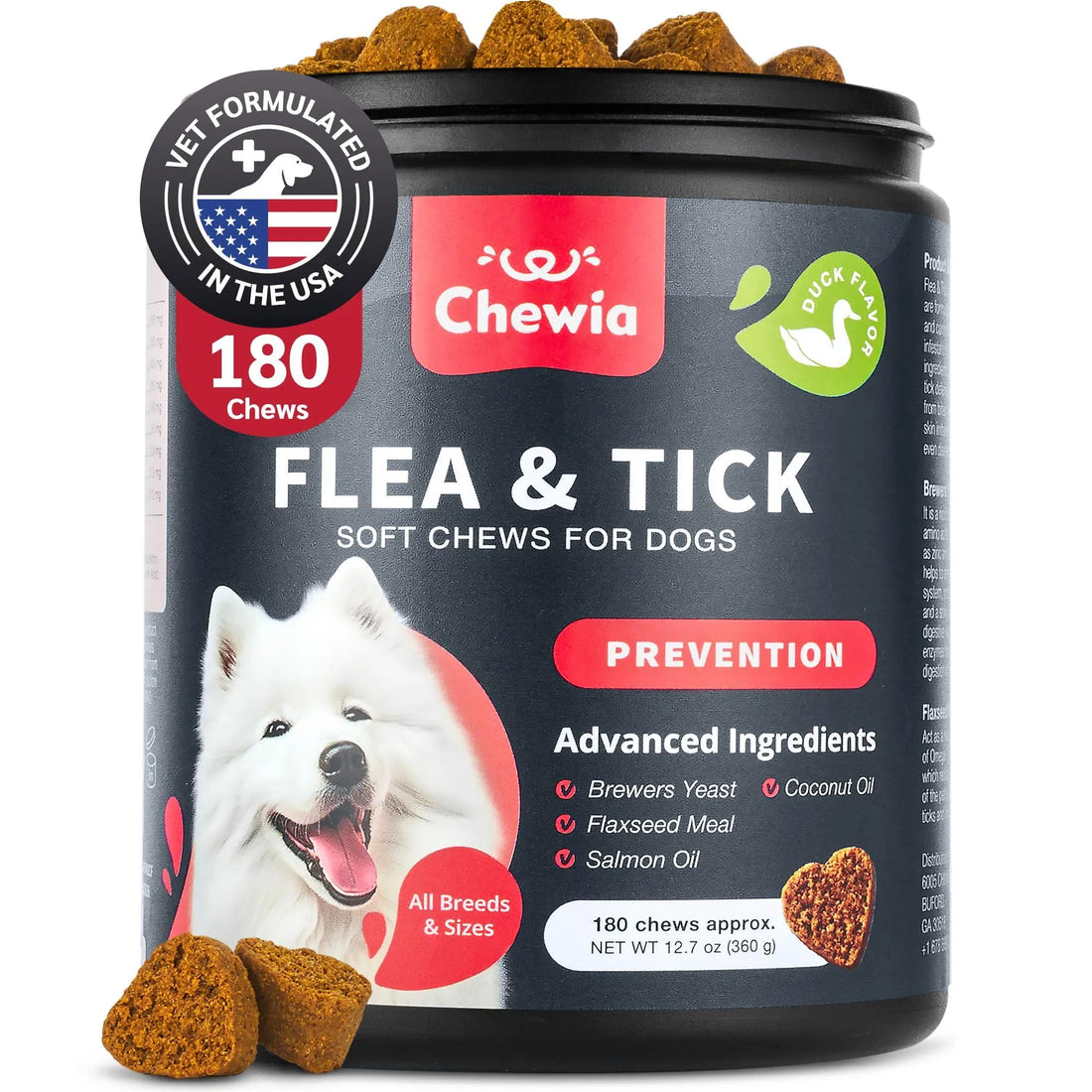 Dog Flea And Tick Treatment Chews FleaTick Prevention For Dogs Chewables Natural Dog Flea &amp; Tick Control Soft Treats Immune Support Supplement CANNOT Be Listed For Sale On Amazon